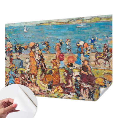 Samolepilna fototapeta za dnevno sobo s prizorom na plaži