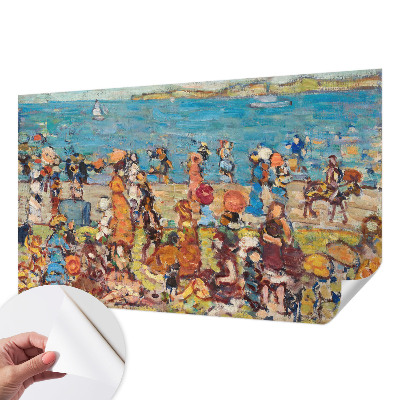 Samolepilna fototapeta za dnevno sobo s prizorom na plaži