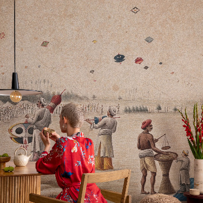 3D fototapeta Vzpenjajoči se zmaji