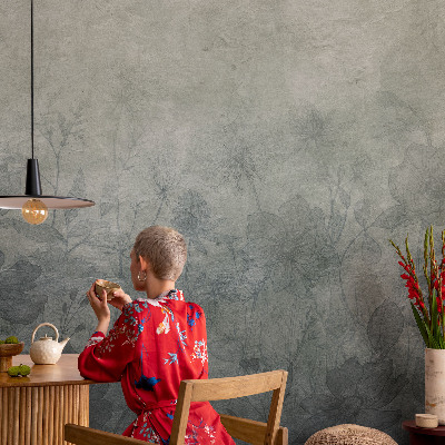 Samolepilna fototapeta za dnevno sobo Eleganca rastlin