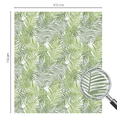 Okenska folija vitraž za zasebnost Rastlinski vzorci