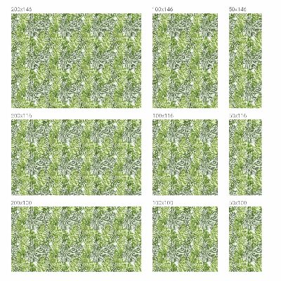 Okenska folija vitraž za zasebnost Rastlinski vzorci