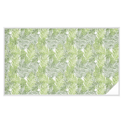 Okenska folija vitraž za zasebnost Rastlinski vzorci