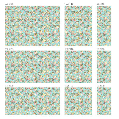 Folija za okna proti soncu Tropski vzorec