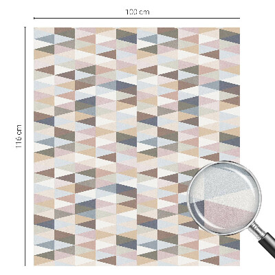 Dekorativna folija za steklo vitraž Pastelna simetrija