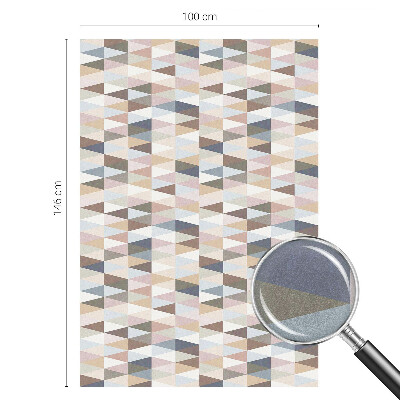 Dekorativna folija za steklo vitraž Pastelna simetrija