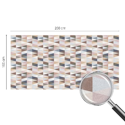 Dekorativna folija za steklo vitraž Pastelna simetrija