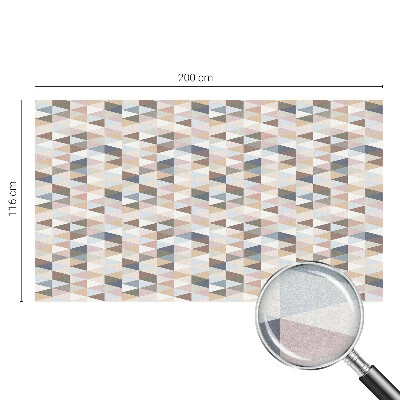 Dekorativna folija za steklo vitraž Pastelna simetrija