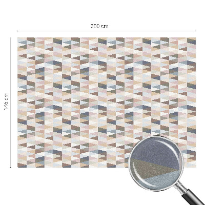 Dekorativna folija za steklo vitraž Pastelna simetrija