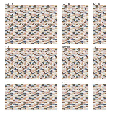 Dekorativna folija za steklo vitraž Pastelna simetrija