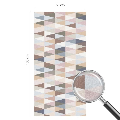 Dekorativna folija za steklo vitraž Pastelna simetrija