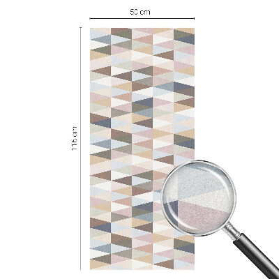 Dekorativna folija za steklo vitraž Pastelna simetrija