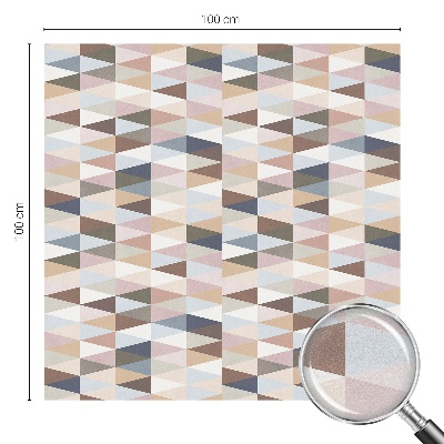 Dekorativna folija za steklo vitraž Pastelna simetrija