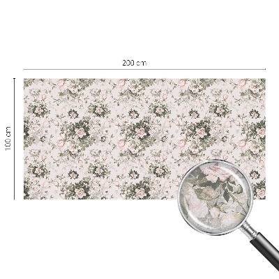 Okenska folija za zaščito pred pogledi Cvetlična lepota