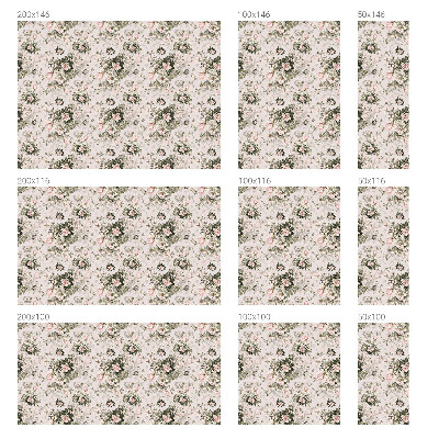 Okenska folija za zaščito pred pogledi Cvetlična lepota