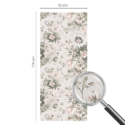 Okenska folija za zaščito pred pogledi Cvetlična lepota