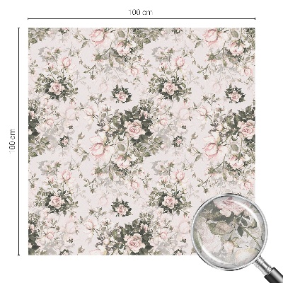 Okenska folija za zaščito pred pogledi Cvetlična lepota