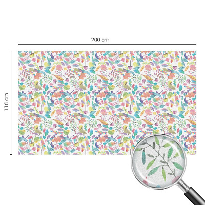 Mlečna folija za okna vitraž Barvita sestava