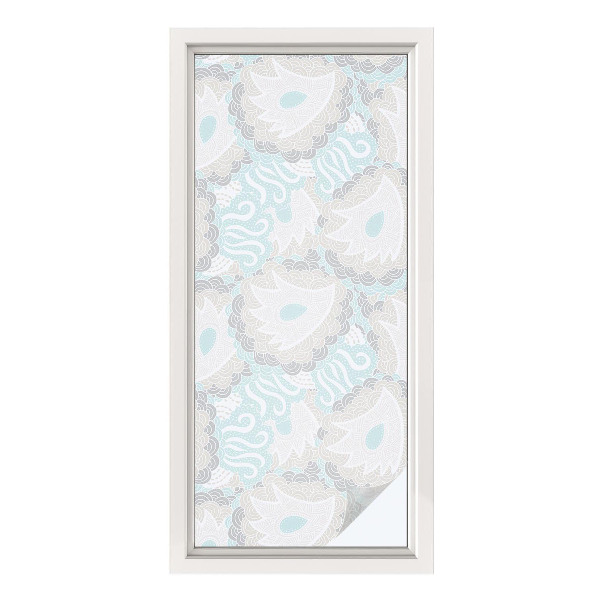 Dekorativna folija za steklo vitraž Nežno perje