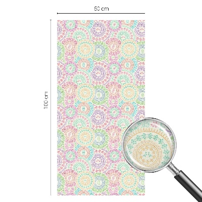 Okenska folija za zaščito pred pogledi Barvite mandale