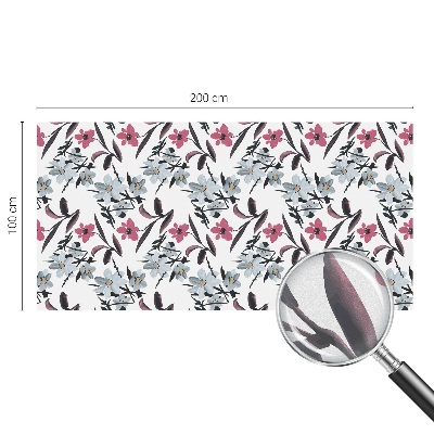 Folija za okna proti soncu Cvetlični vzorec