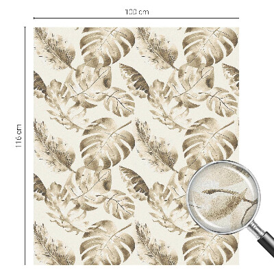 Dekorativna folija za steklo vitraž Tropske rastline