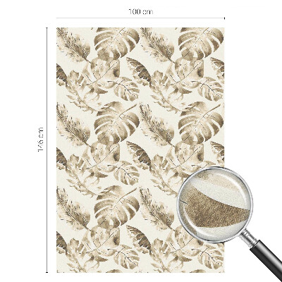 Dekorativna folija za steklo vitraž Tropske rastline