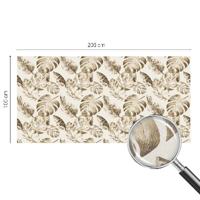 Dekorativna folija za steklo vitraž Tropske rastline