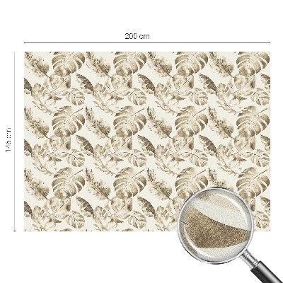 Dekorativna folija za steklo vitraž Tropske rastline