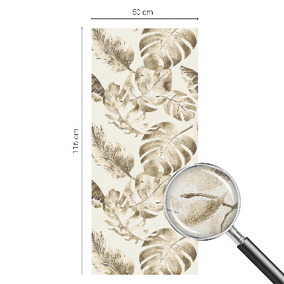 Dekorativna folija za steklo vitraž Tropske rastline