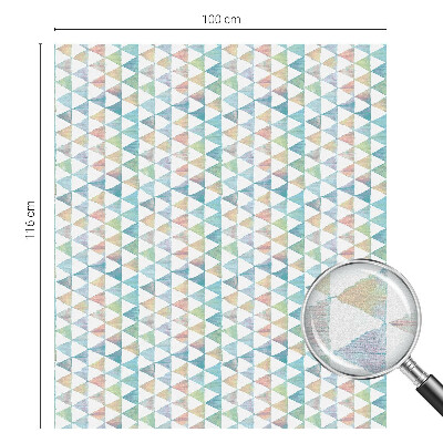 Okenska folija za zaščito pred pogledi Geometrijski trikotniki