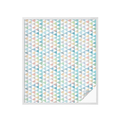 Okenska folija za zaščito pred pogledi Geometrijski trikotniki