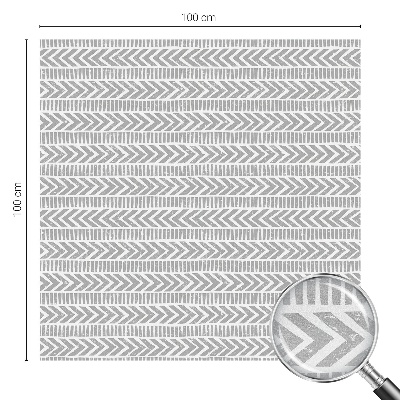 Okenska folija vitraž za zasebnost Geometrijske črte