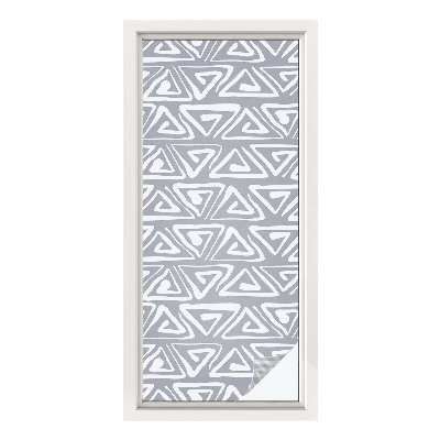 Mlečna folija za okna vitraž Geometrijski minimalizem