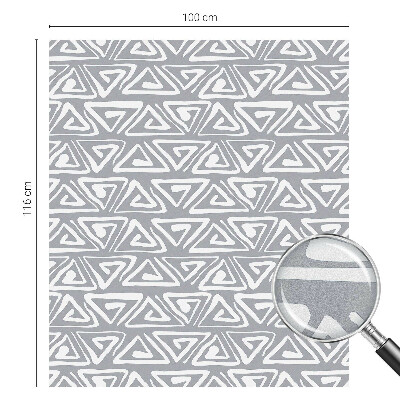 Mlečna folija za okna vitraž Geometrijski minimalizem