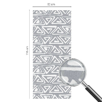 Mlečna folija za okna vitraž Geometrijski minimalizem