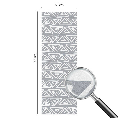 Mlečna folija za okna vitraž Geometrijski minimalizem