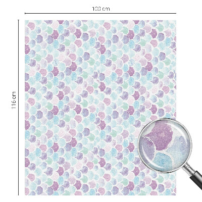 Dekorativna folija za steklo vitraž Pastelne pike