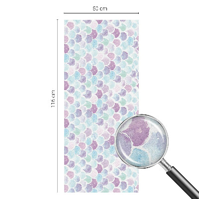 Dekorativna folija za steklo vitraž Pastelne pike