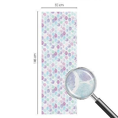 Dekorativna folija za steklo vitraž Pastelne pike