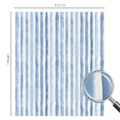 Dekorativna folija za steklo vitraž Modre črte