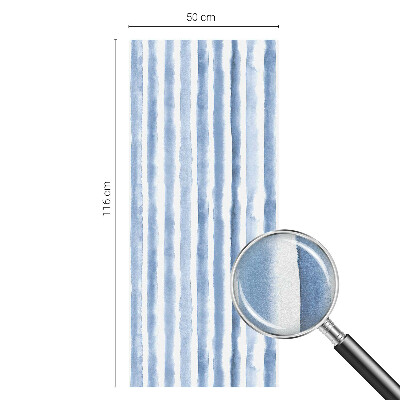 Dekorativna folija za steklo vitraž Modre črte