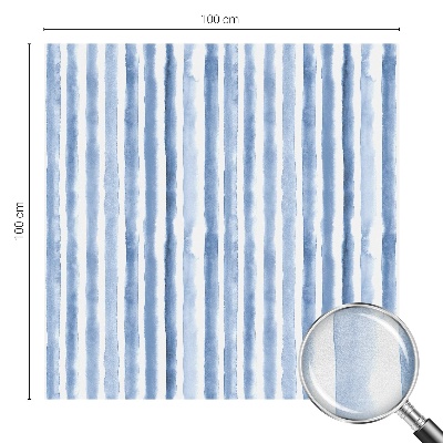 Dekorativna folija za steklo vitraž Modre črte