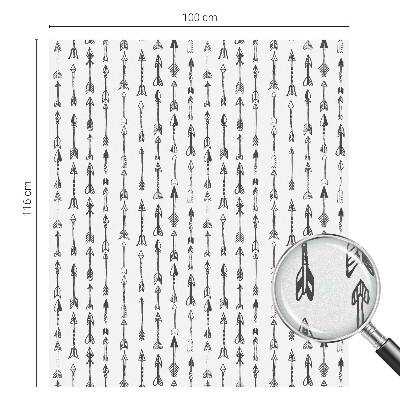 Okenska folija za zaščito pred pogledi Geometrijske puščice