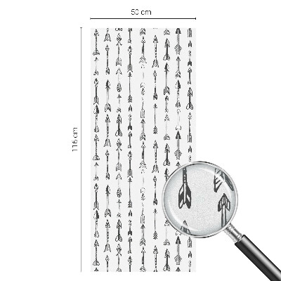 Okenska folija za zaščito pred pogledi Geometrijske puščice