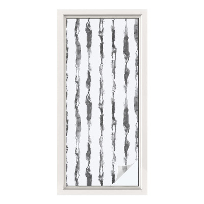 Mlečna folija za okna vitraž Abstraktne črte