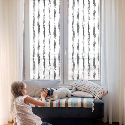 Mlečna folija za okna vitraž Abstraktne črte