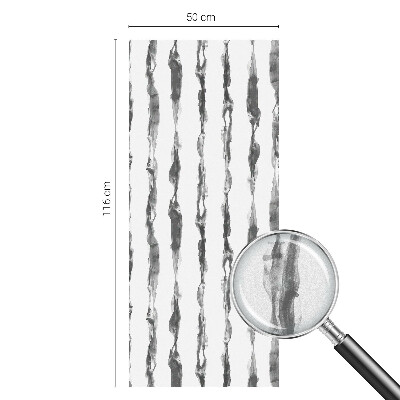 Mlečna folija za okna vitraž Abstraktne črte