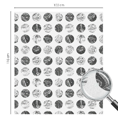 Okenska folija vitraž za zasebnost Marmorna eleganca