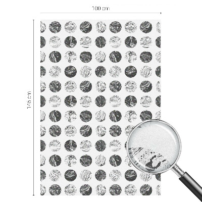 Okenska folija vitraž za zasebnost Marmorna eleganca